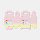 Sweet Ballerina Cupcake Celebration Bedankdoosjes (Uitgevouwen)