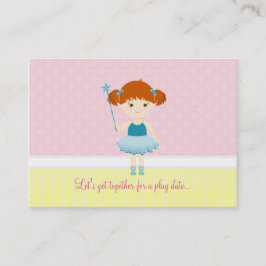 Sweet Ballerina Cupcake Celebration Contactkaartje