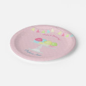 Sweet Ballerina Cupcake Celebration Papieren Bordje (Gekanteld)