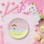 Sweet Ballerina Cupcake Celebration Papieren Bordje (Feest)