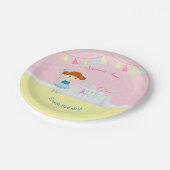 Sweet Ballerina Cupcake Celebration Papieren Bordje (Gekanteld)