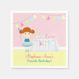 Sweet Ballerina Cupcake Celebration Servet