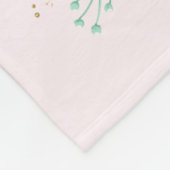 Sweet Ballerina Gepersonaliseerd Fleece Deken (Hoek)