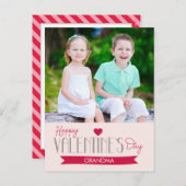 Sweet Banner Valentijnsdag Post Kaart (Voorkant / Achterkant)