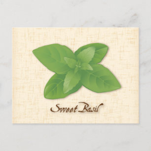 Sweet Basil-Briefkaart aanpassen Briefkaart