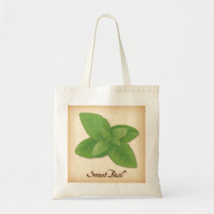 Sweet Basil Herb Tote Bag