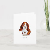 Sweet Basset Hound Chin Up Kaart (Voorkant)
