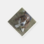 Sweet Basset Hound Servetten (Hoek)