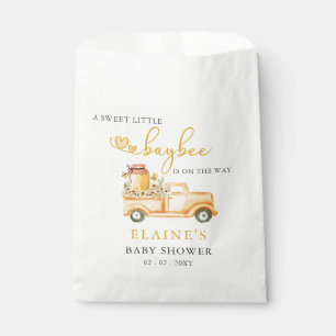 Sweet Baybee is onderweg Honeybee Baby shower Bedankzakje