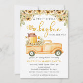 Sweet Baybee is op weg honingbij Baby shower Kaart (Voorkant)