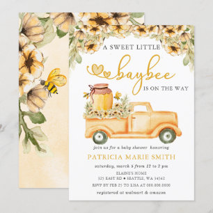 Sweet Baybee is op weg honingbij Baby shower Kaart