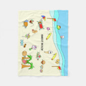 SWEET BEACH FLEECE DEKEN (Voorkant)