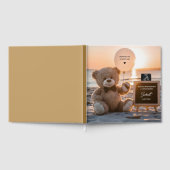 Sweet beach Teddybeer baby fotoboek keepsake Gastenboek (Volledig)