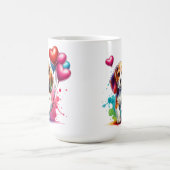 Sweet Beagle Pup Valentijn Koffiemok (Center)