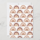 Sweet Bear Rainbow Thank You Baby Shower Bedankkaart (Achterkant)