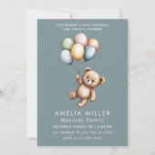 Sweet Bear Theme Party Kaart (Voorkant)