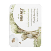 Sweet Bearly Wait Baby shower Uitnodiging Magneet (Verticaal)