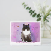 Sweet Beauful Ragdoll Briefkaart (Staand voorkant)