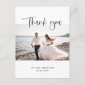 Sweet Bedankt voor je bruiloft Briefkaart Foto (Voorkant)