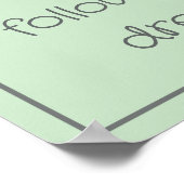 Sweet Bedtime Woorden muur kunst Poster (Hoek)