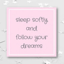 Sweet Bedtime Woorden muur kunst
