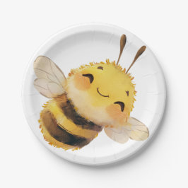 Sweet Bee 7'' Paper Borden Papieren Bordje