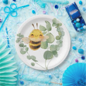 Sweet Bee 9'' Paper Borden Papieren Bordje (Feest)