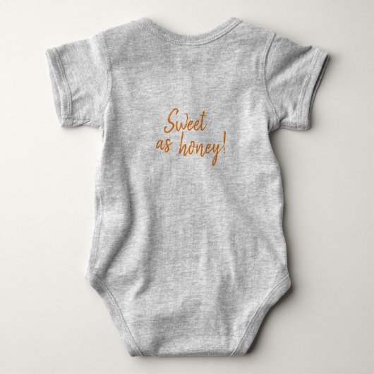 Sweet Bee Baby Jersey Bodysuit (Achterkant)