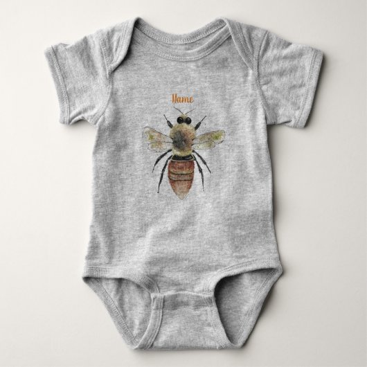 Sweet Bee Baby Jersey Bodysuit (Voorkant)