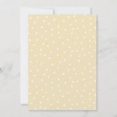 Sweet Bee Birthday Kaart (Achterkant)