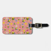 Sweet Bee Blossom Garden Bagagelabel (Voorkant horizontaal)