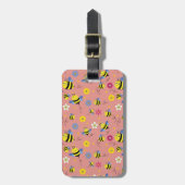 Sweet Bee Blossom Garden Bagagelabel (Voorkant verticaal)