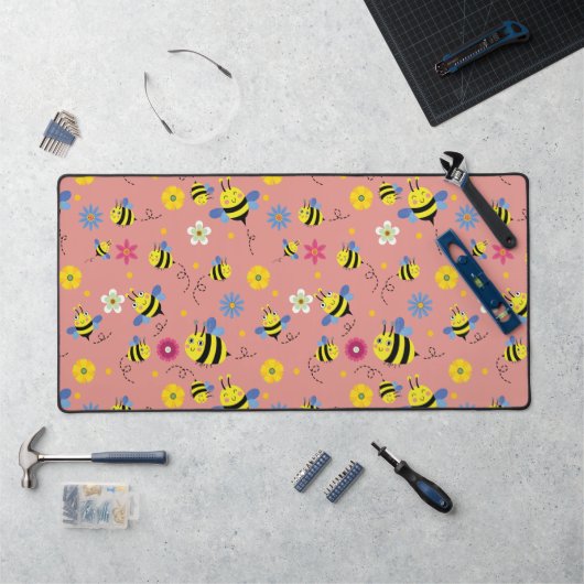 Sweet Bee Blossom Garden Bureaumat (Werkstation)