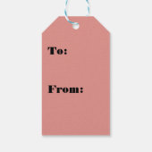 Sweet Bee Blossom Garden Cadeaulabel (Achterkant)