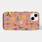 Sweet Bee Blossom Garden iPhone Hoesje (Achterkant horizontaal)