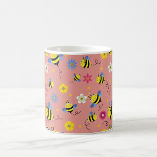 Sweet Bee Blossom Garden Koffiemok