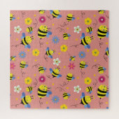 Sweet Bee Blossom Garden Legpuzzel (Horizontaal)