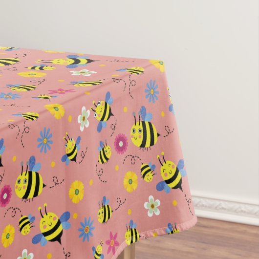 Sweet Bee Blossom Garden Tafelkleed (Voorbeeld)