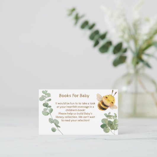 Sweet Bee Boeken voor Baby Enclosure Kaarten (Staand voorkant)