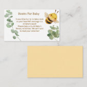 Sweet Bee Boeken voor Baby Enclosure Kaarten (Voorkant / Achterkant)