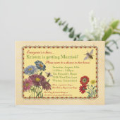 Sweet Bee Bridal Shower Kaart (Staand voorkant)