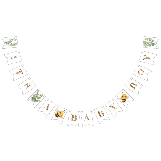 Sweet Bee Bunting Banner (Alle)