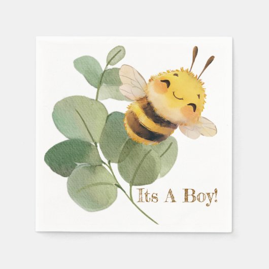 Sweet Bee Cocktail servetten (Voorkant)