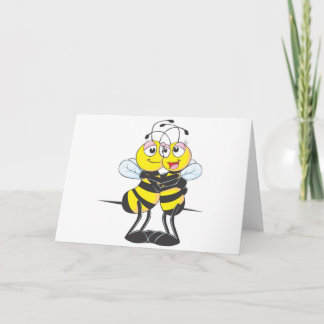 Sweet Bee Couple Kaart