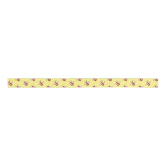 Sweet Bee Decorative Ribbon Grosgrain Lint (Voorkant)