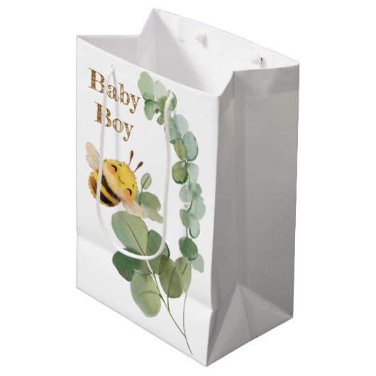 Sweet Bee Gift Bag Medium Cadeauzakje (Voorkant Gekanteld)