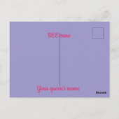 Sweet BEE mine-BEE lieve me i love you Briefkaart (Achterkant)