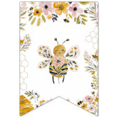 Sweet Bee One First Birthday Banner (Eerste vlag)