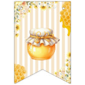 Sweet Bee One First Birthday Banner (Eerste vlag)