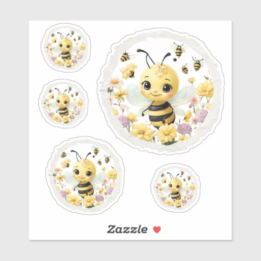 Sweet Bee Sticker (Vel)